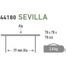 Стол HIGH PEAK CAMPINGTISCH SEVILLA HP-44180